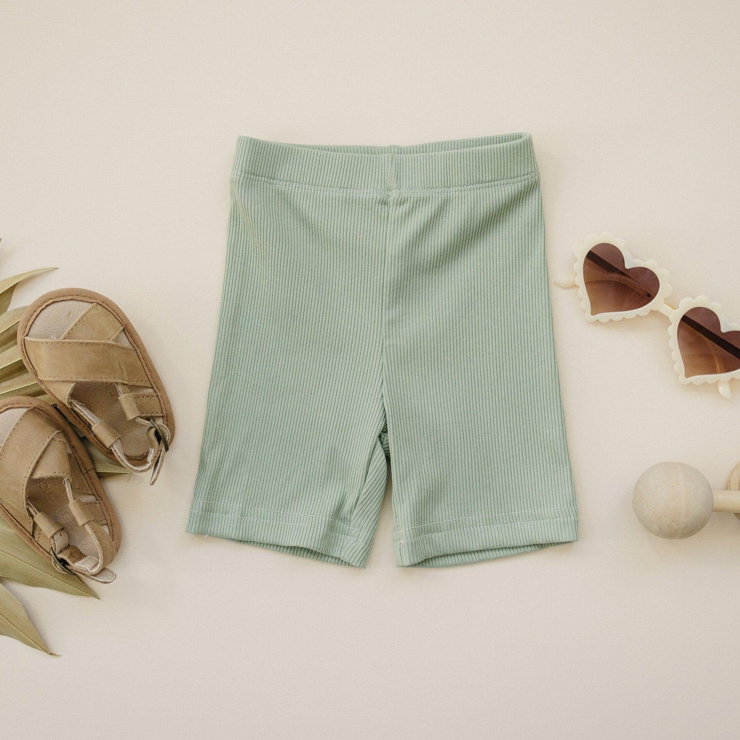 Little Joy Co. Ribbed Bamboo Bike Shorts