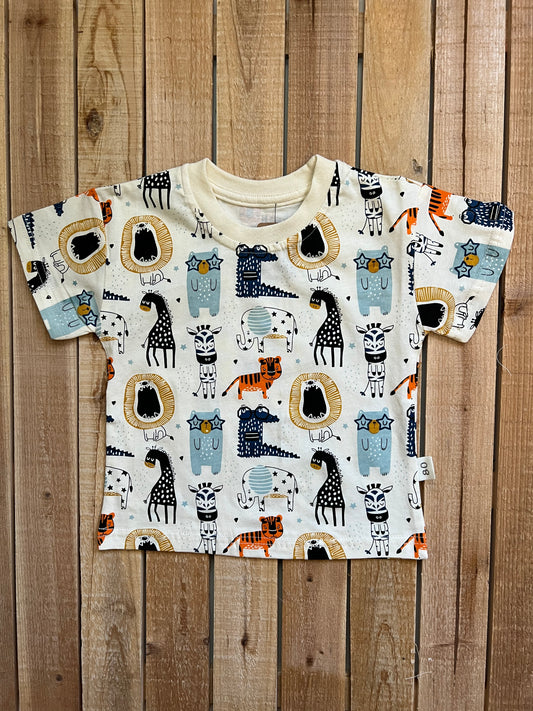 Cartoon Animals Graphic Tee