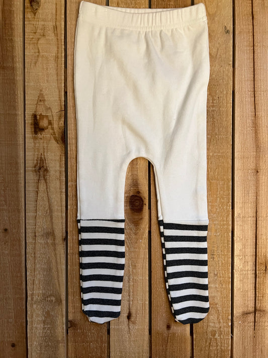 Striped Footed Leggings