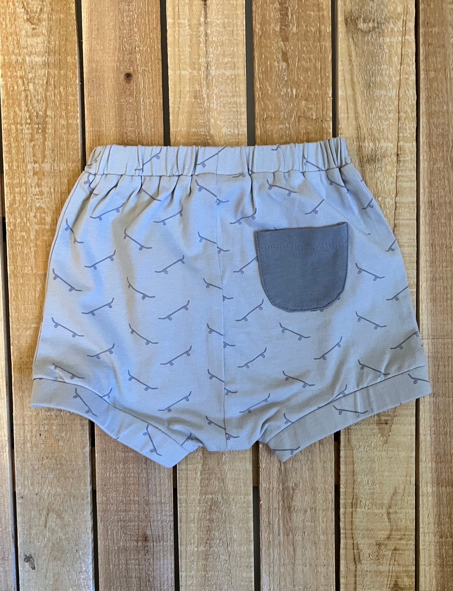 City Mouse Skateboard Print Shorts