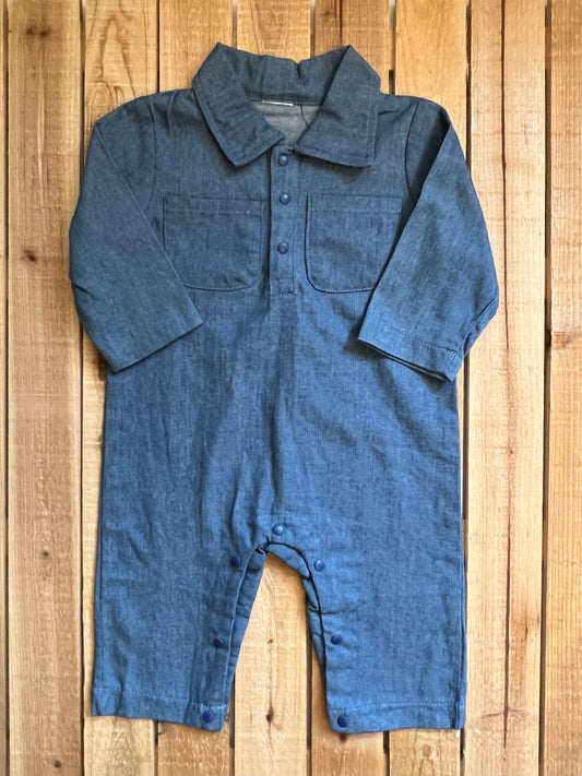 Denim Romper