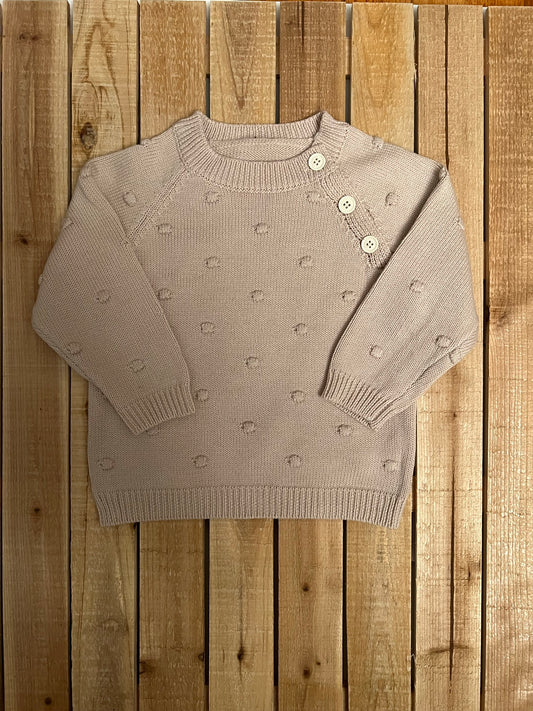 Polka Dot Knit Sweater