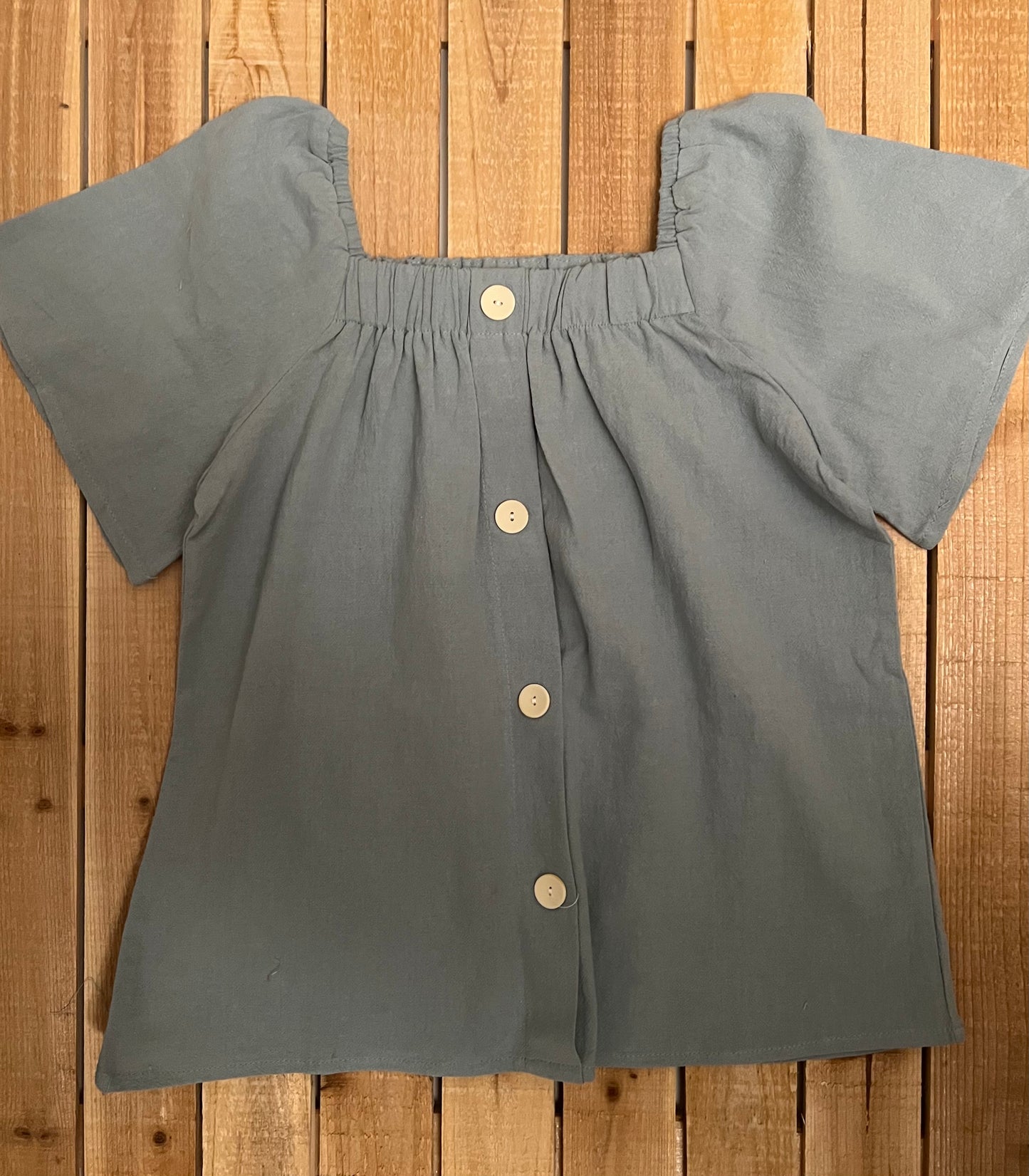 Flowy Slate Blue Top