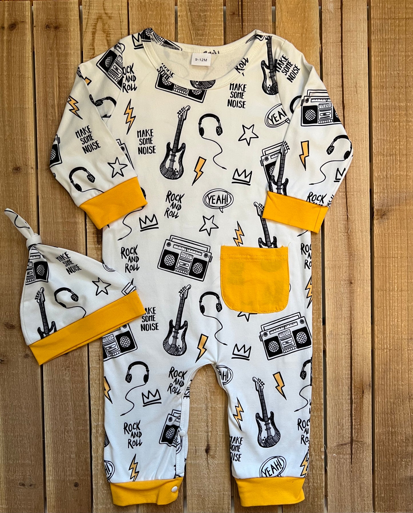 Rock n' Roll Romper and Hat Set