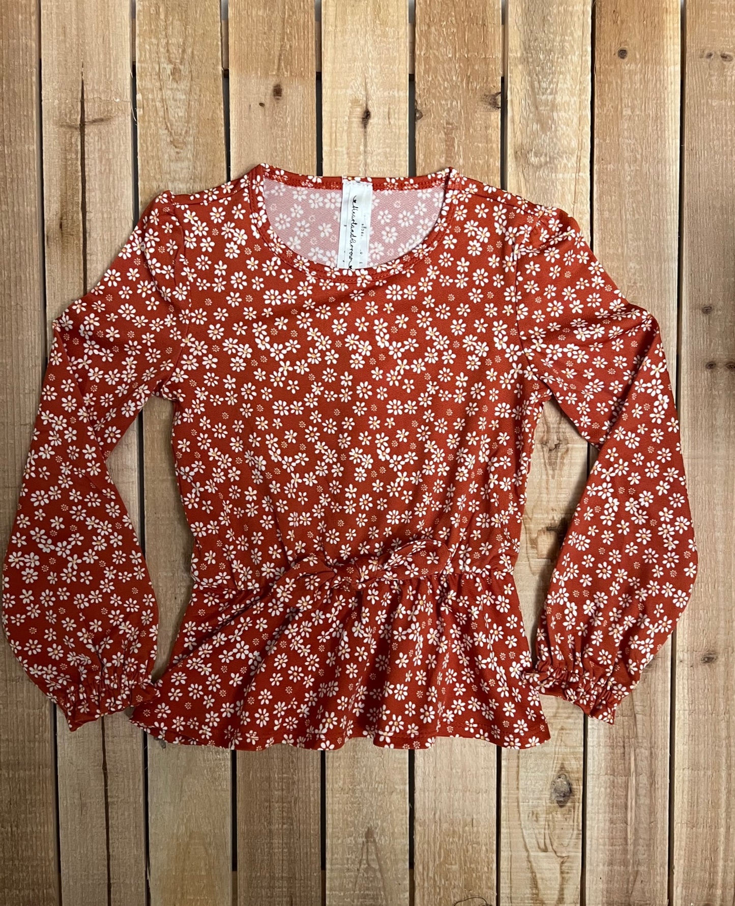 Floral Peplum Top