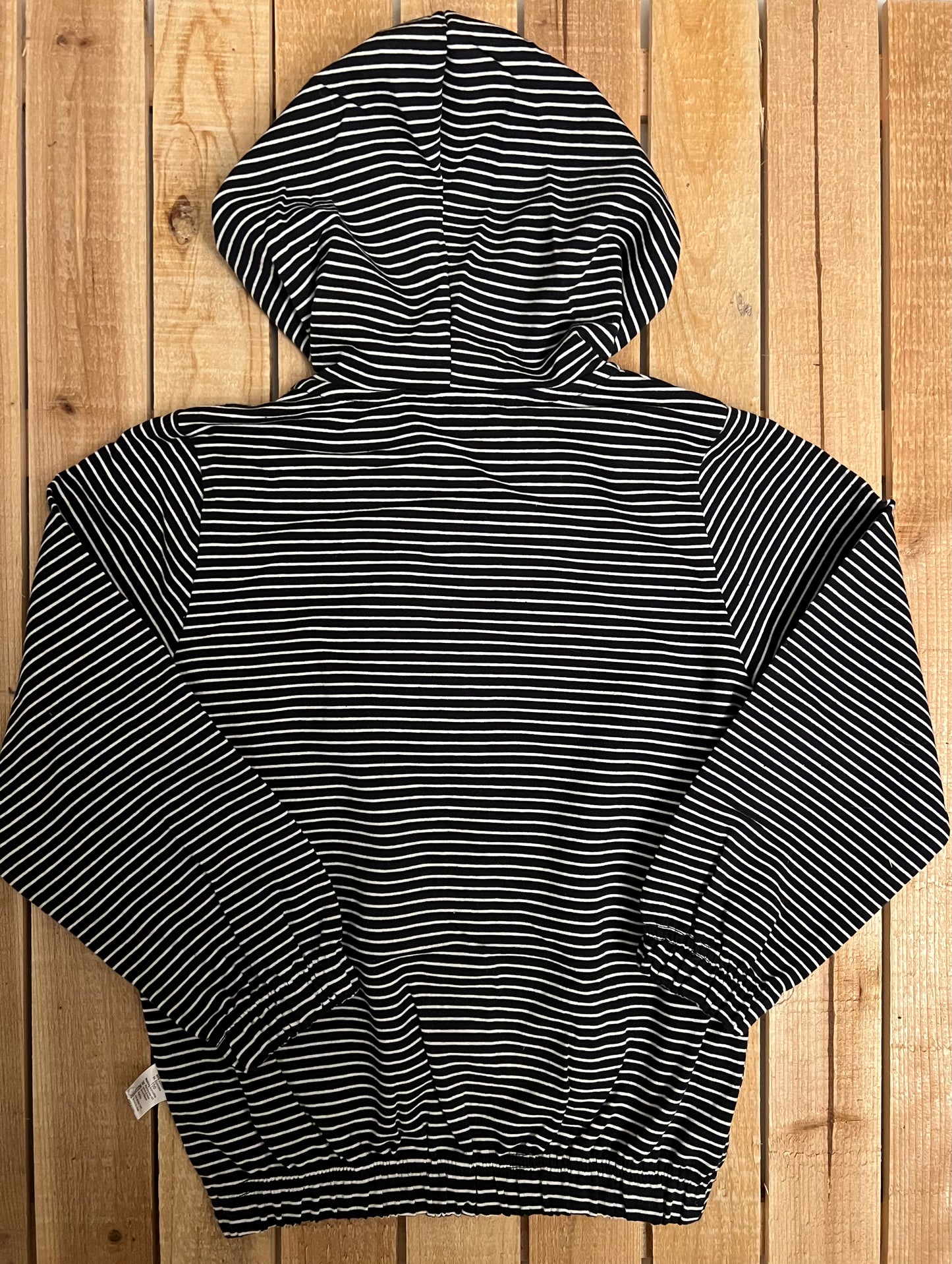 Striped Zip Up Hoodie